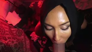 Muslim Chick Blows Dick Before Taking It Into Her Pussy