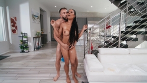 Brazzers: Outie Pussy Fingering for Oiled Fun