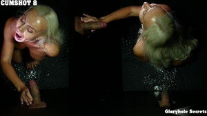 Gloryhole Secrets: Incredible Blonde Loves to Deepthroat