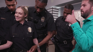 Zero Tolerance: Cumshot on the Face of a Black Beauty
