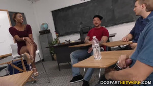 Chanell Heart Enjoys Group Sex With White Guys