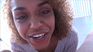 Ebony Teen Squirts On Neighbor's Cock - Milu Blaze - Perfect Girlfriend