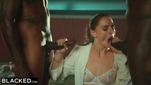 Tori Black Is Oiled Up And Dominated By Two BBCs