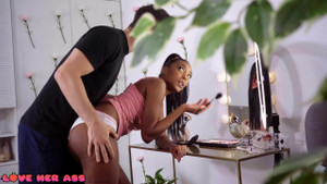 Hot Ebony Anal Action And Pov Blowjob With Petite British Black Girl Asia Rae