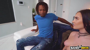 This College Girl Flashes Her Tits For Selling Her Cookies