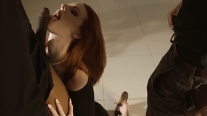 Monster Cock Deepthroats Then Anal DP Follows