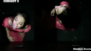She swallows his huge load in this POV scene