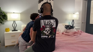 Hardcore cowgirl rides him to a massive finish