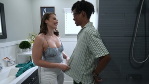 Big Cock Pounds Ass As She Twerks In The Bathroom